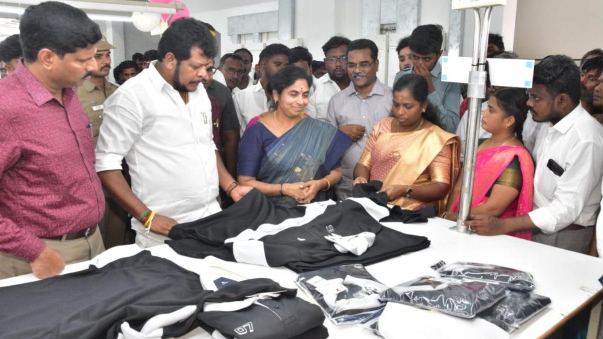 Modern textile manufacturing facility in Tamil Nadu showing industrial equipment and workspace