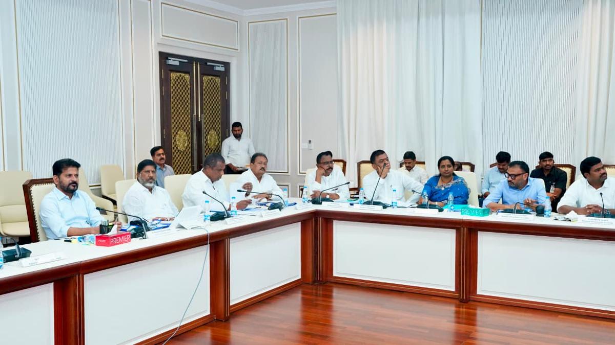 Telangana government officials meeting to discuss support systems for marginalized community members