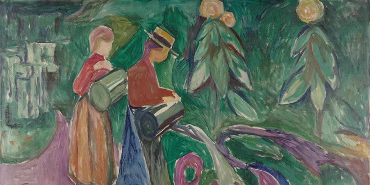 Munch's Chocolate Factory Art Goes Public After 100 Years