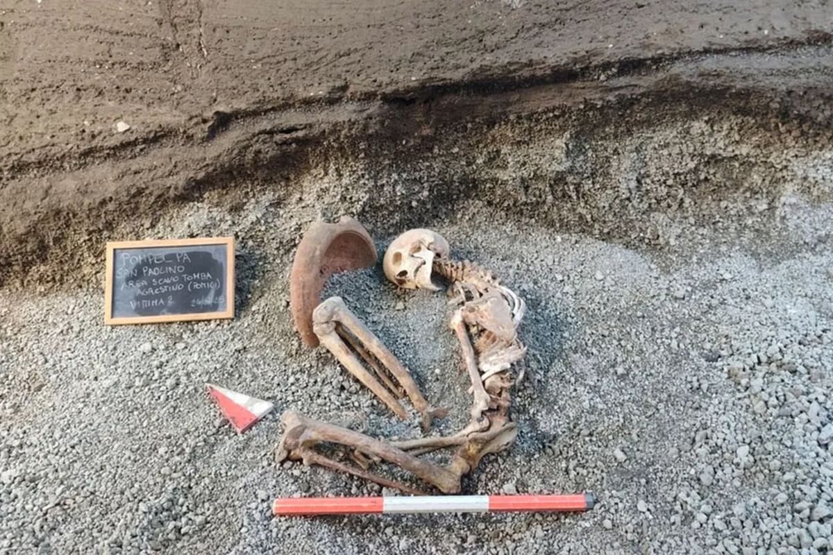 Pompeii Victim Found With Bowl and Lamp, Just Like 79 CE Text - Image 3
