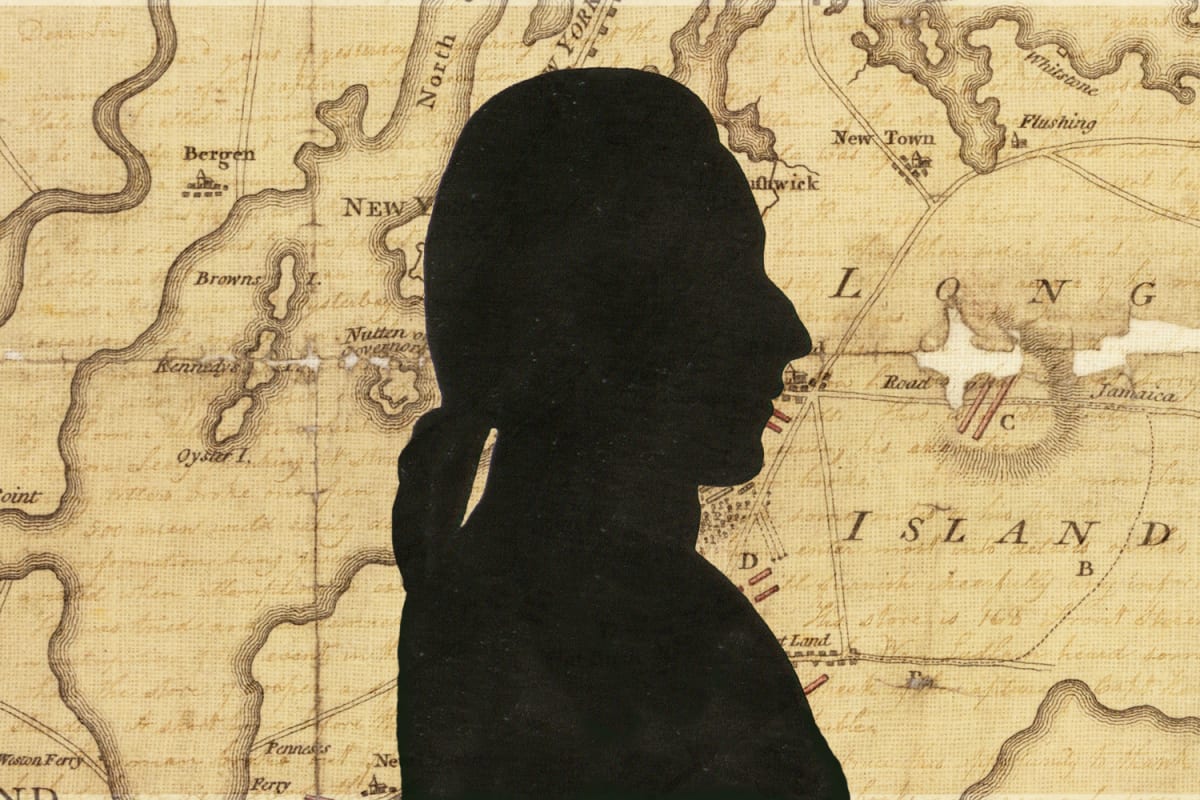 Historical illustration showing teenage spy David Maltbie in Revolutionary War era clothing