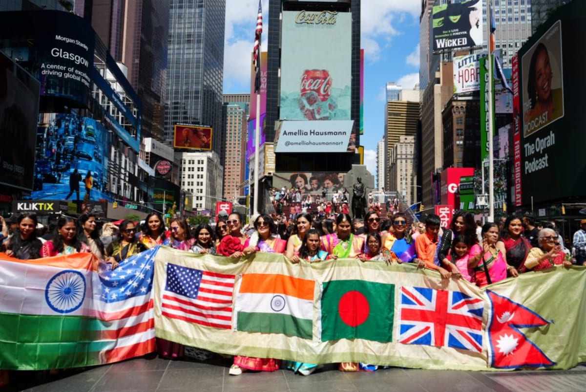 Times Square Sarees: 3rd Year Celebrates Heritage & Unity - Image 2