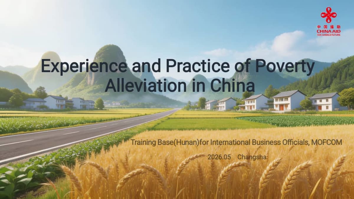China Lifts 99M From Poverty, Shares Blueprint Globally