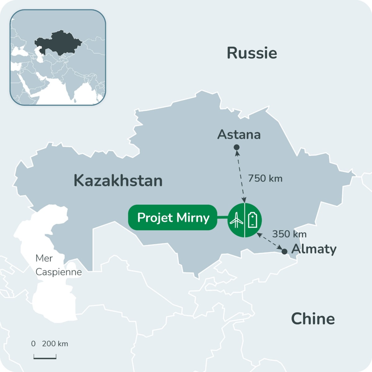 Kazakhstan Greenlights Giant $1.2B Wind Farm for 1M People