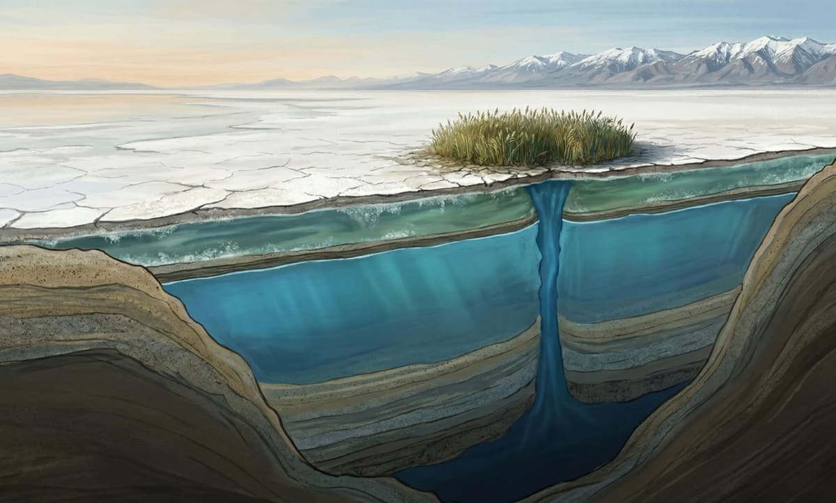 Scientists Find Vast Freshwater Lake Under Great Salt Lake