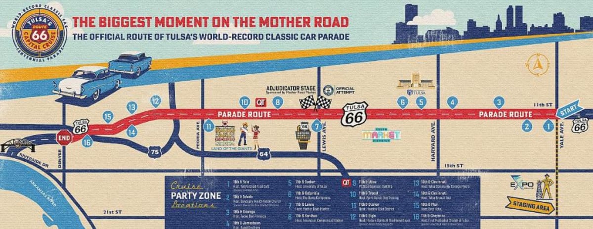 Tulsa to Break World Record with 4,000 Classic Cars - Image 4