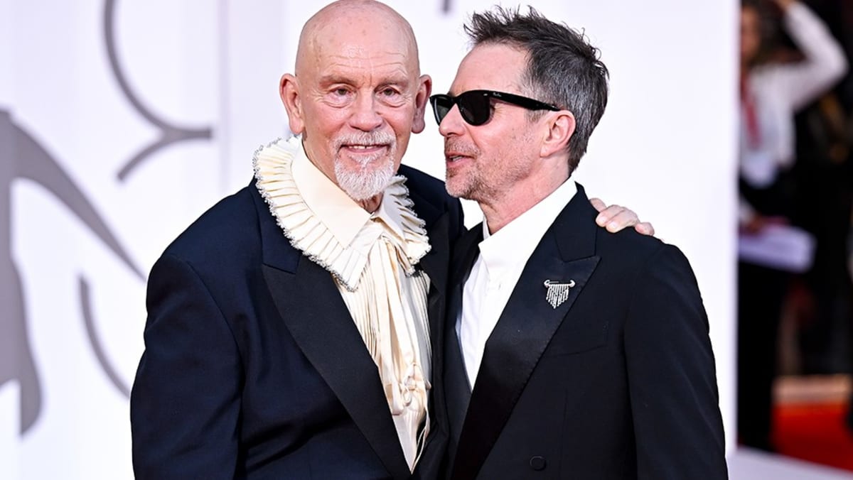 John Malkovich visibly emotional at Venice Film Festival premiere receiving standing ovation
