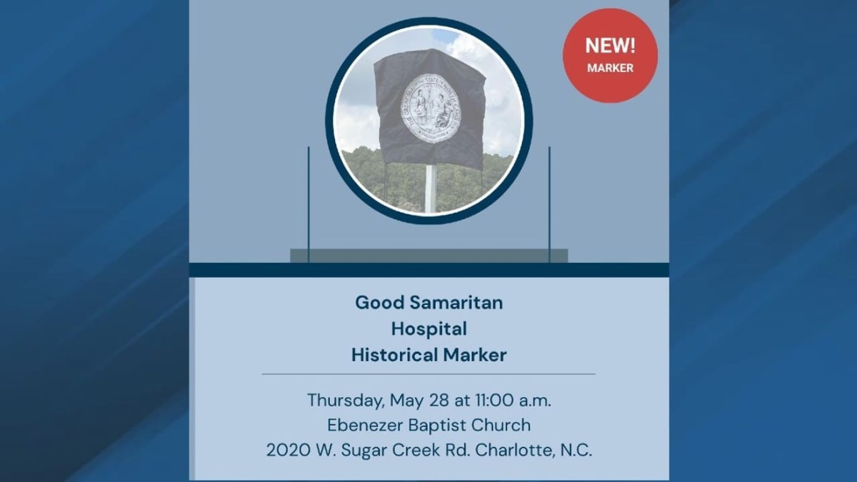 Historical marker ceremony honoring Good Samaritan Hospital's service to African American patients during segregation era
