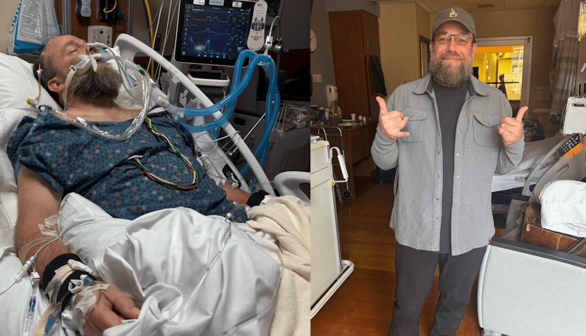 Sheffield Alabama Mayor Bryan Van Devender smiling after recovering from life-threatening brain aneurysm