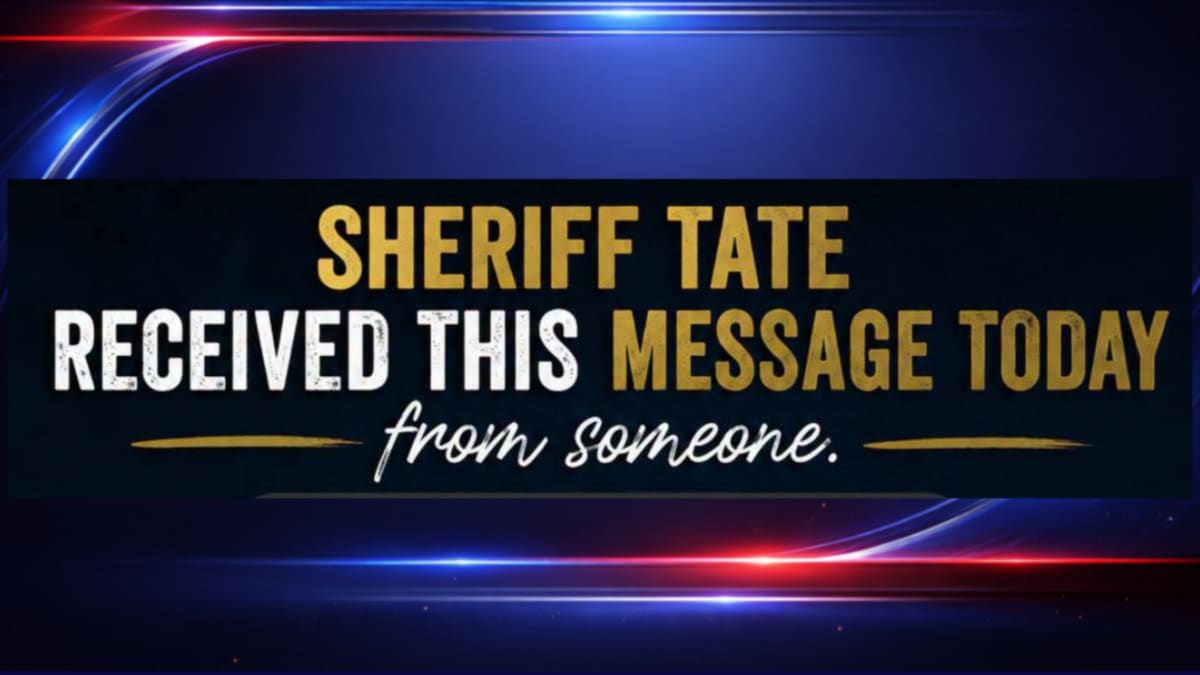 Holmes County Sheriff's Office social media post about Donnie Groover's recovery story