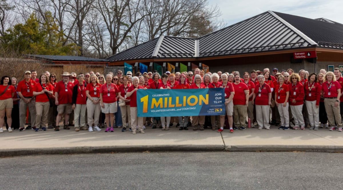 North Carolina Zoo Volunteers Hit 1 Million Hours Served - Image 2