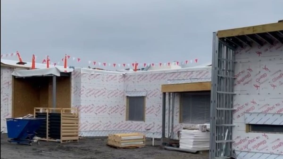 Construction site of Jefferson County Innovation Center next to Hill Elementary School in Ohio