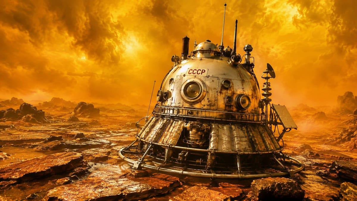 Soviet Probe Survived Venus, Then Tested Its Own Lens Cap