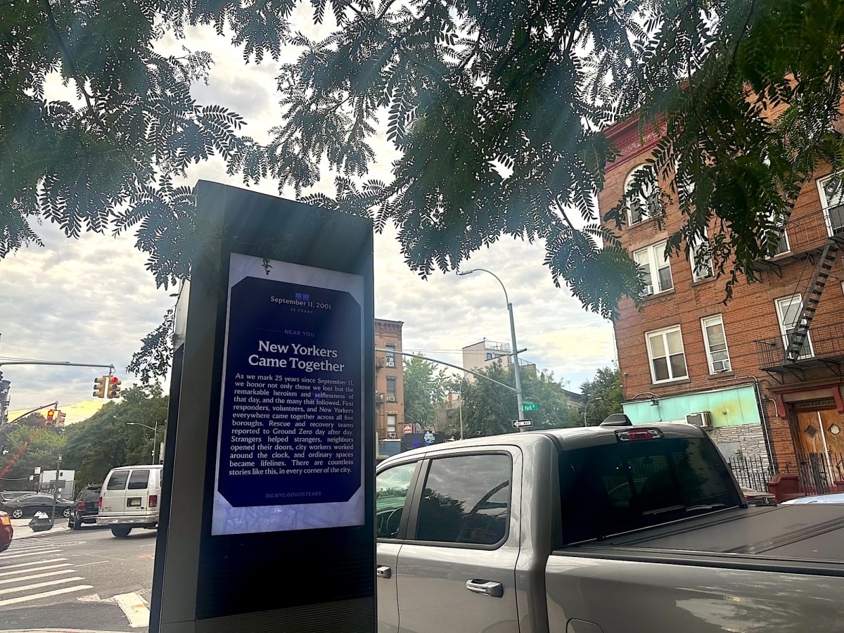 NYC Kiosks Honor Everyday Heroes of 9/11 Recovery