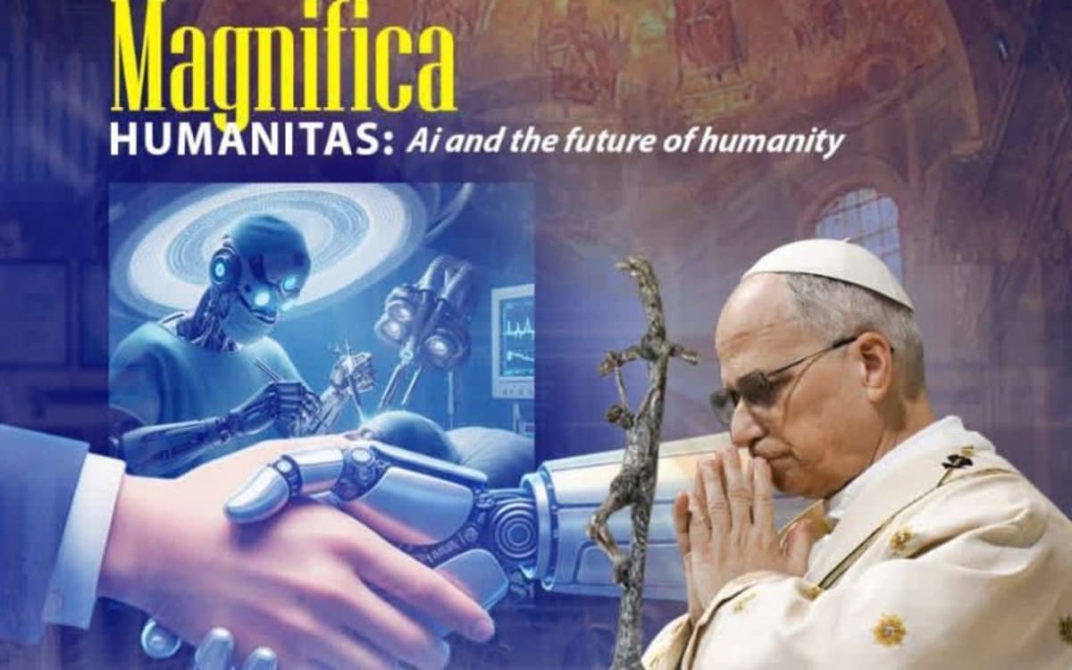 Catholic priest and philosopher speaking at panel discussion on artificial intelligence ethics in Accra, Ghana