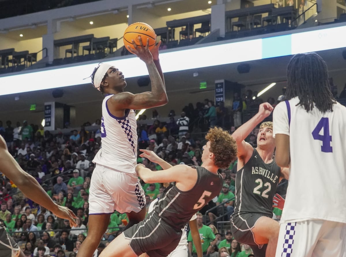 Fairfield High School Tigers basketball team celebrating their Alabama Class 4A state championship victory