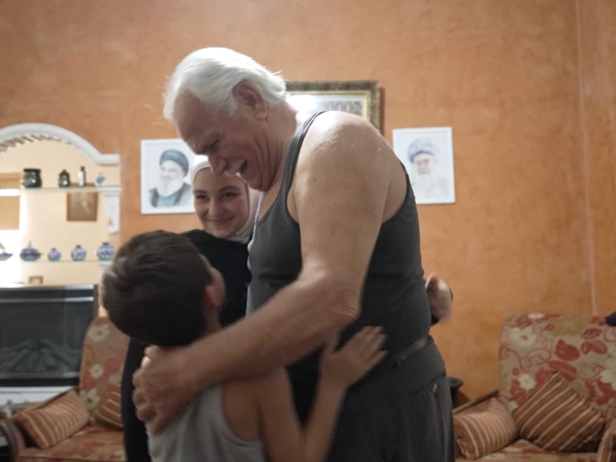 80-Year-Old Reunites With Family After Lebanon Ceasefire
