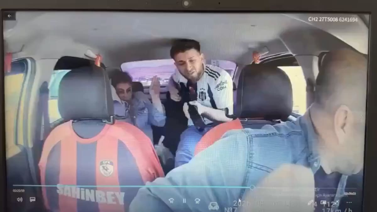 Turkish taxi driver Ramazan Yildirim wrestles gun from armed suspect during police chase