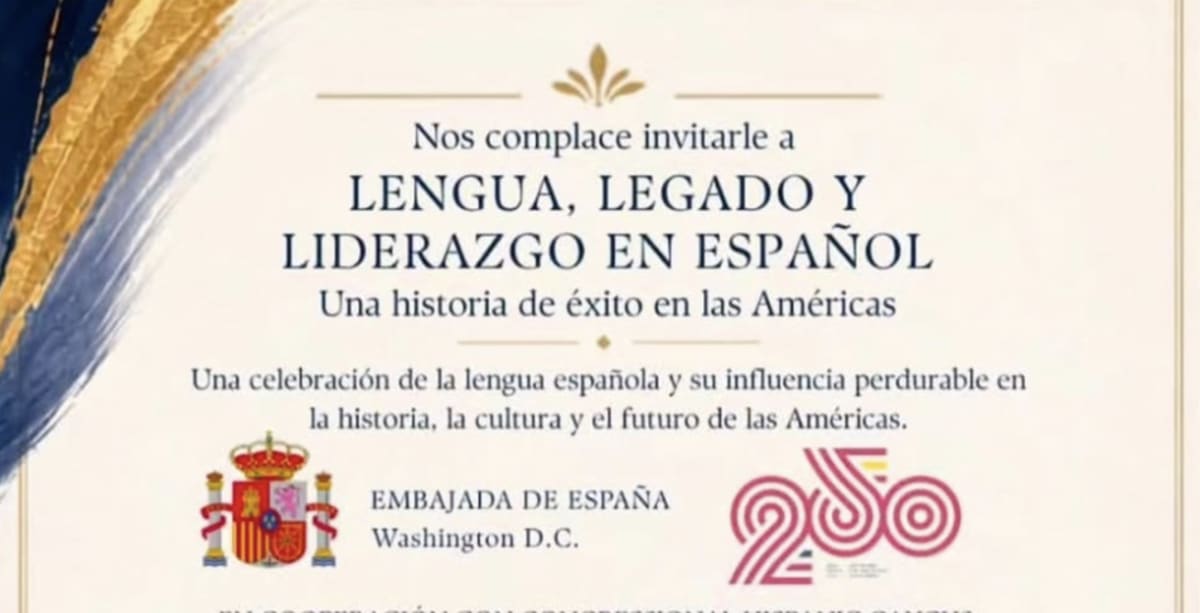 Diverse group of Hispanic leaders gathered at New York cultural event celebrating Spanish language