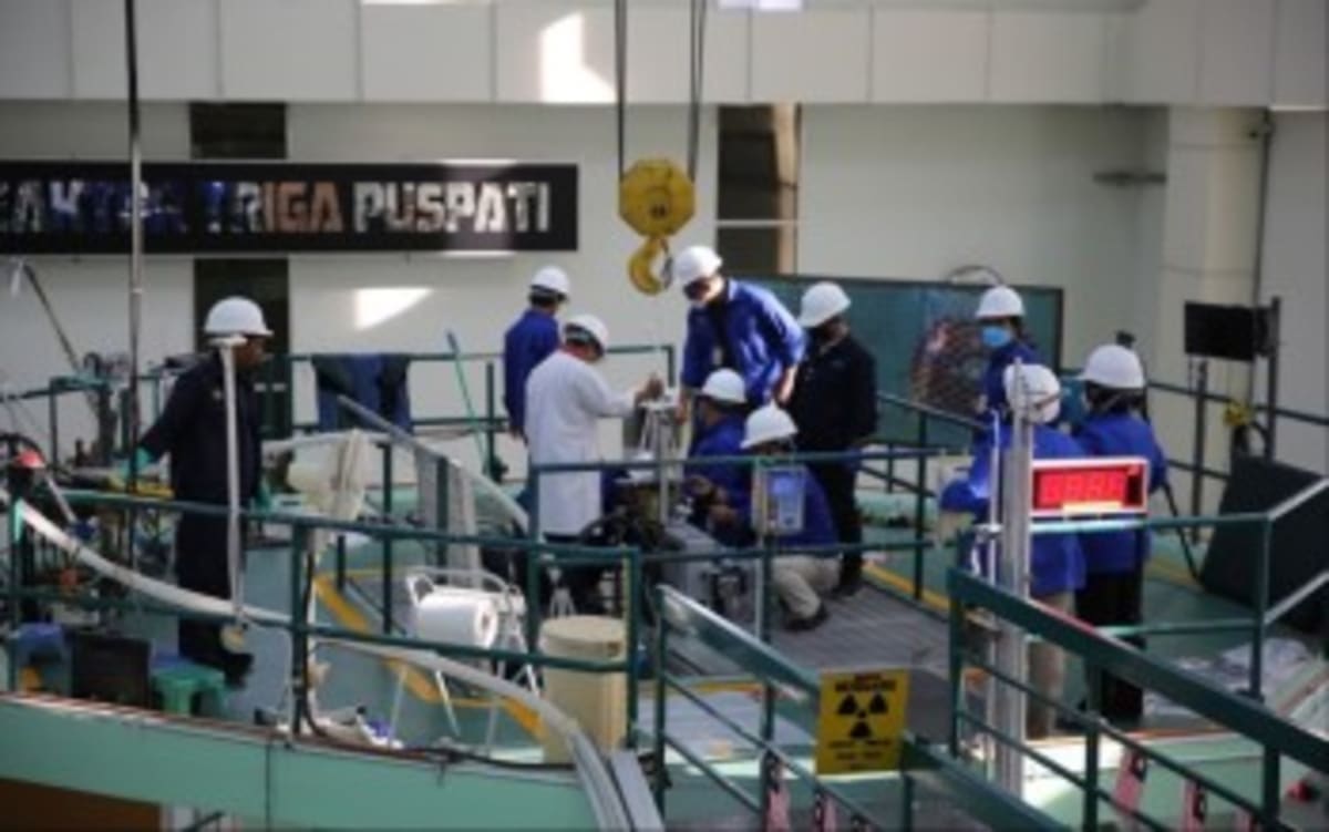 Exterior view of Malaysia's TRIGA PUSPATI nuclear research reactor facility in Kuala Lumpur