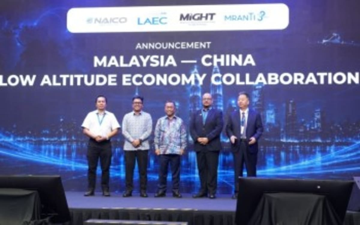 Demonstration of drone technology testing at Malaysia's Low Altitude Economy Mini Sandbox facility