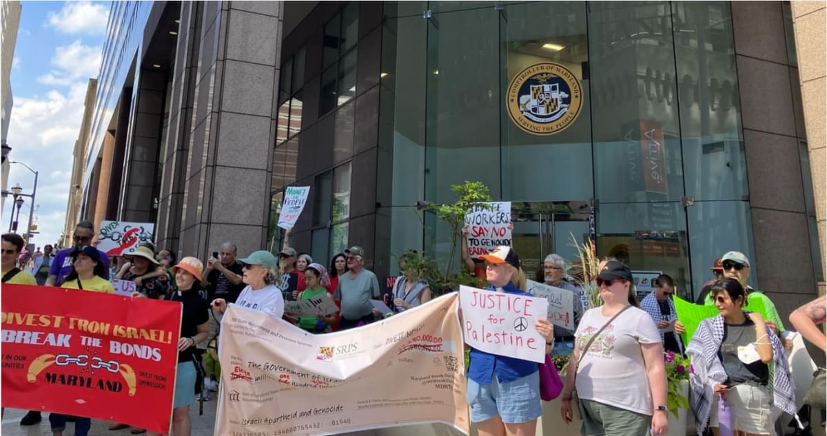 Maryland Divests $60M from Israeli Bonds After Campaign