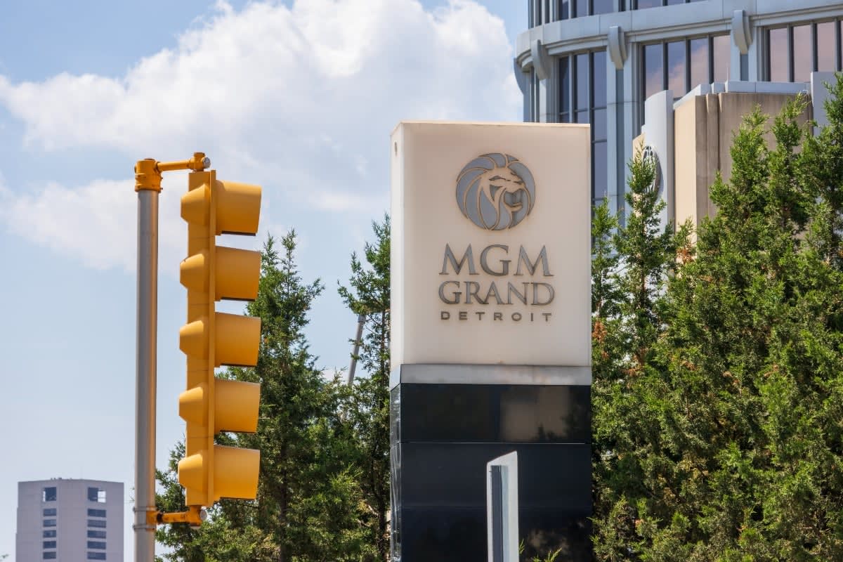 MGM casino exterior showing where employees work and contribute to local charities