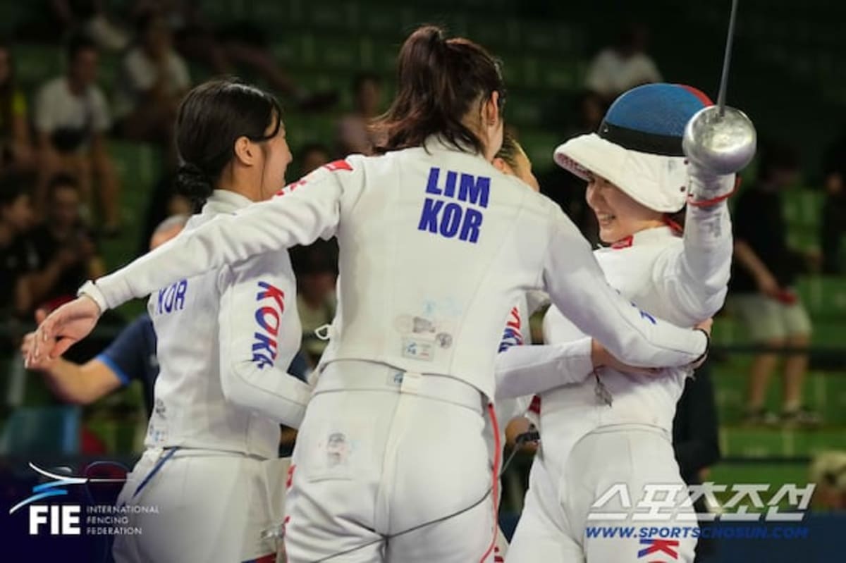 South Korea Épée Team Wins 33-32 in Stunning Comeback - Image 4