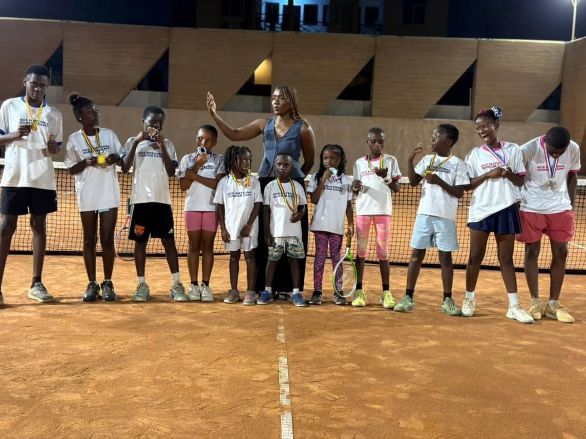 Ghana Tennis Camp Trains 60 Young Athletes Inside and Out