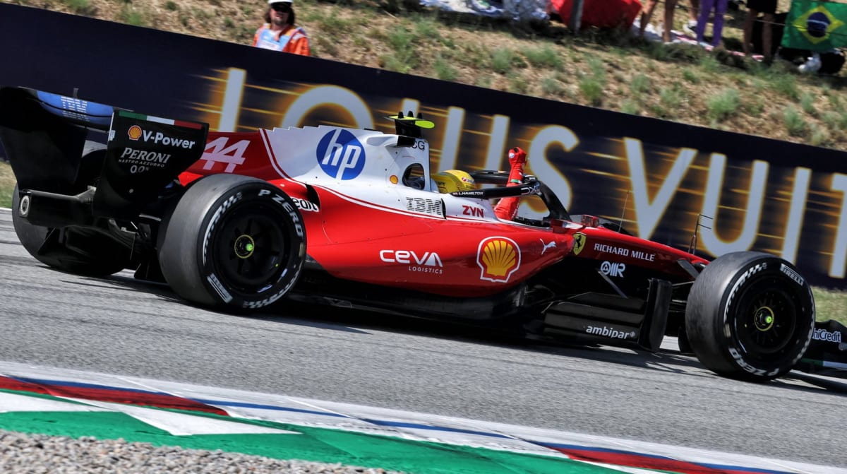 Hamilton's First Ferrari Win Overwhelms Champion With Fan Love - Image 2