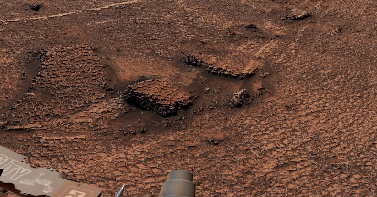 NASA's Curiosity Rover Finds 'Sea' of Honeycomb Patterns on Mars