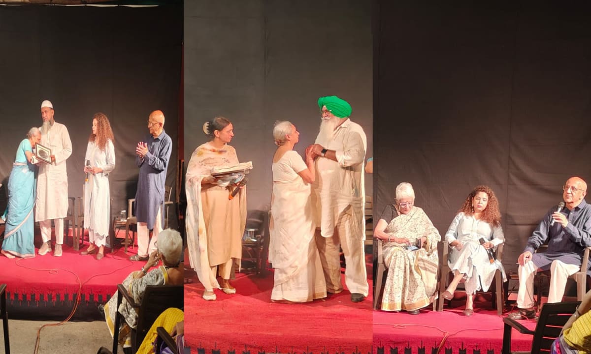 Festival attendees gather to honor peace advocates who chose compassion after personal tragedy in India