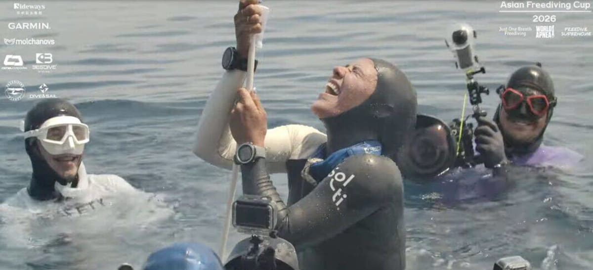US Freediver Ties World Record With 348-Foot Dive - Image 3