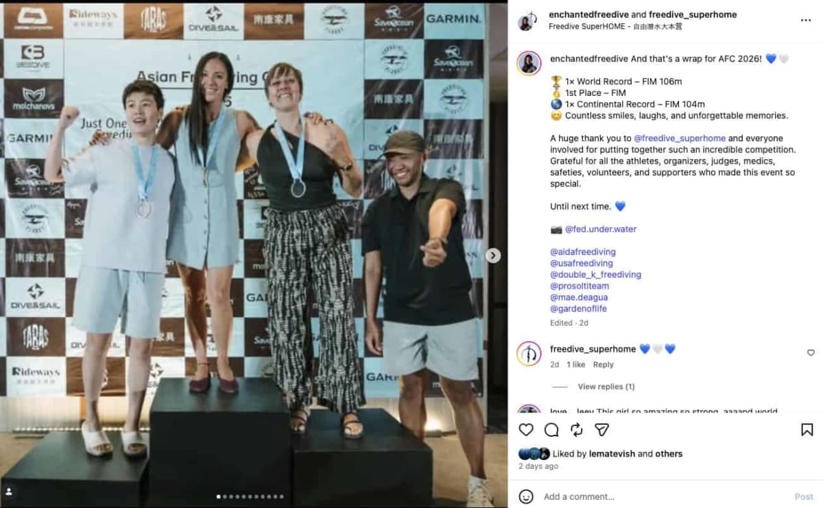 US Freediver Ties World Record With 348-Foot Dive - Image 4