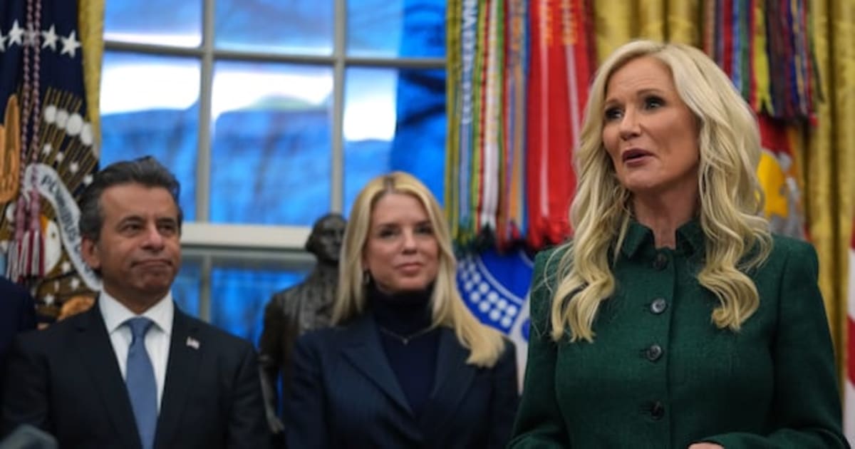 Kathryn Burgum speaking at White House event about addiction recovery and mental health