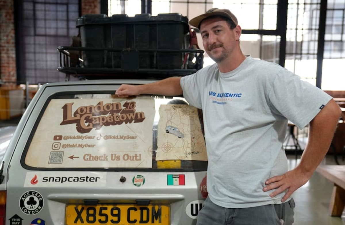 Two Men Drive 3-Wheeled Car 14,000 Miles to Cape Town - Image 4