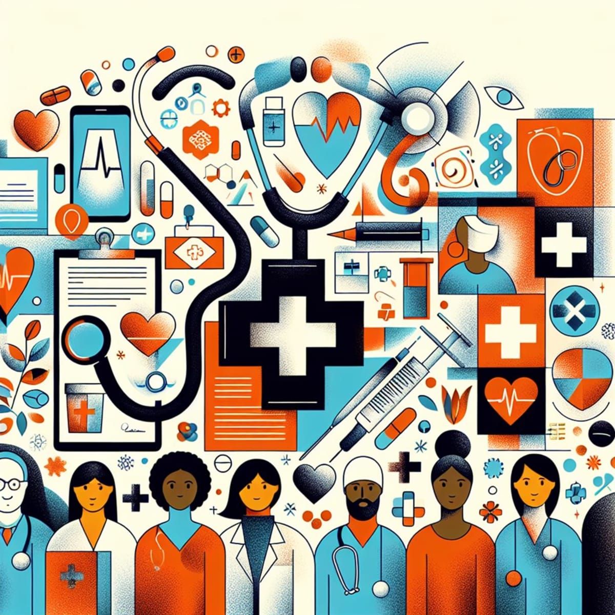 Medical delivery drone flying over mountainous tribal region carrying healthcare supplies to remote community