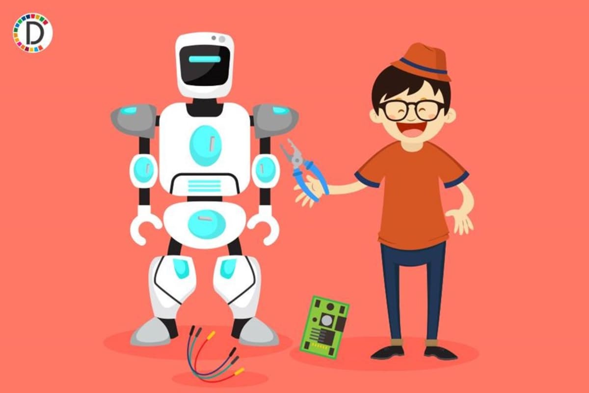 Large fossilized tyrannosaur leg bone displayed next to T. rex skeleton for size comparison