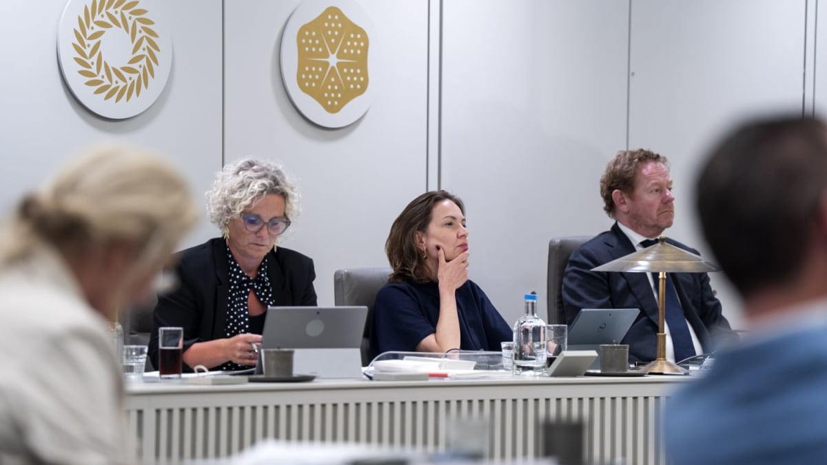 Dutch Senate chamber during debate on conversion therapy ban legislation