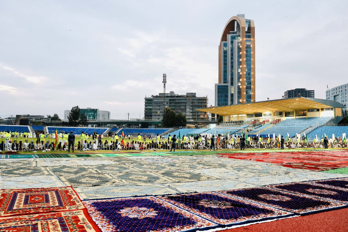 Ethiopian Muslims Celebrate Eid al-Fitr in Unity
