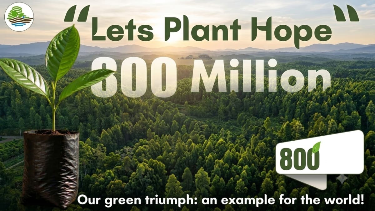 Millions of Ethiopians planting tree seedlings across diverse landscapes in nationwide environmental restoration effort