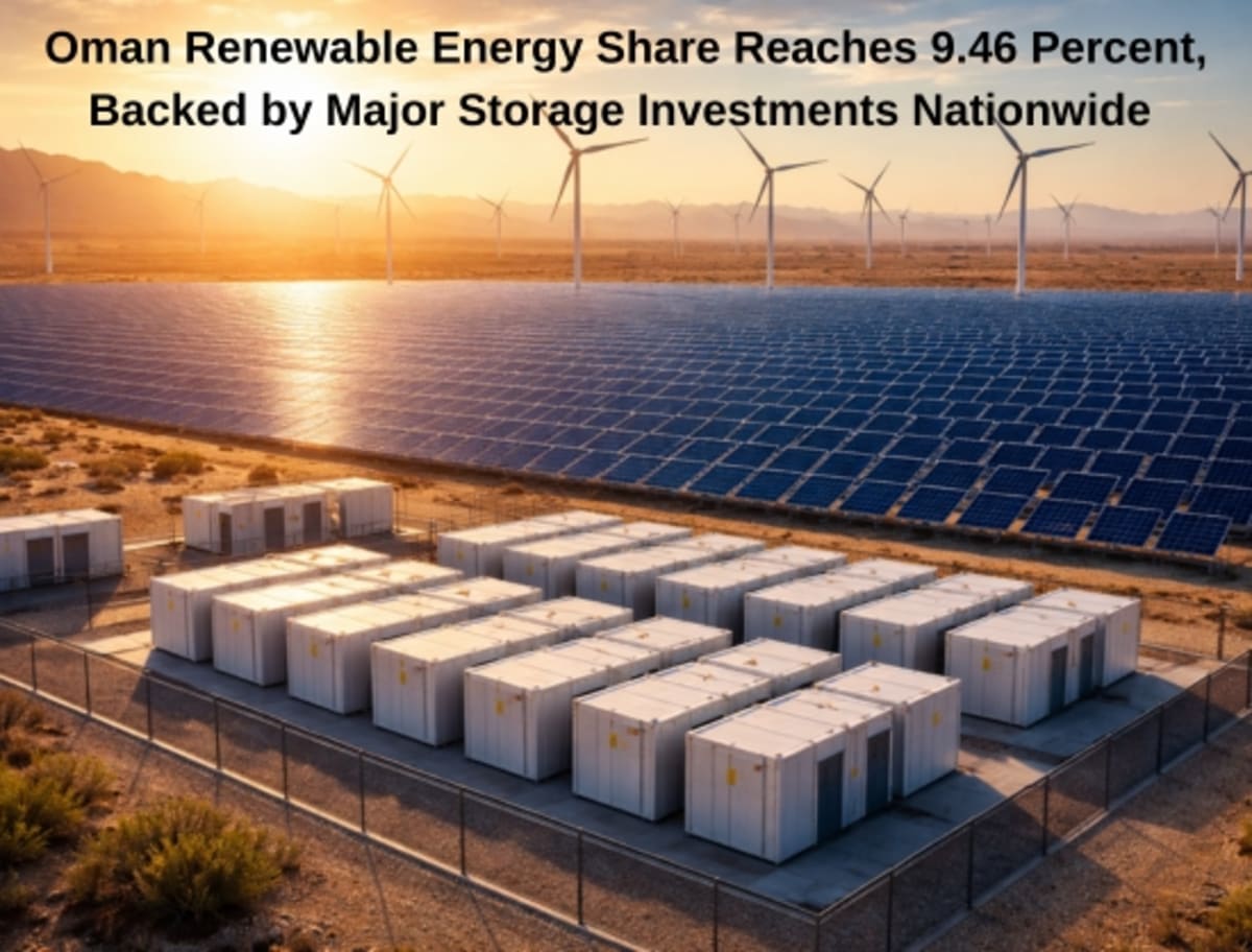 Oman Quadruples Clean Energy to 9.5% in Just Four Years