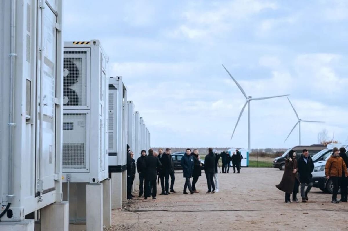 Latvia's Largest Wind Farm Gets Grid-Stabilizing Battery