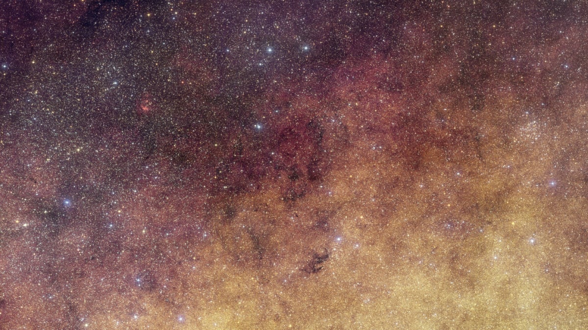 Euclid telescope's detailed view of the star-filled center of the Milky Way galaxy