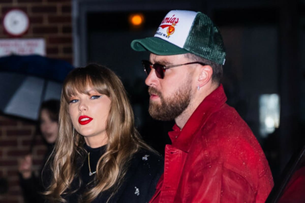 Taylor Swift and Travis Kelce at charity event supporting first responder families in New York