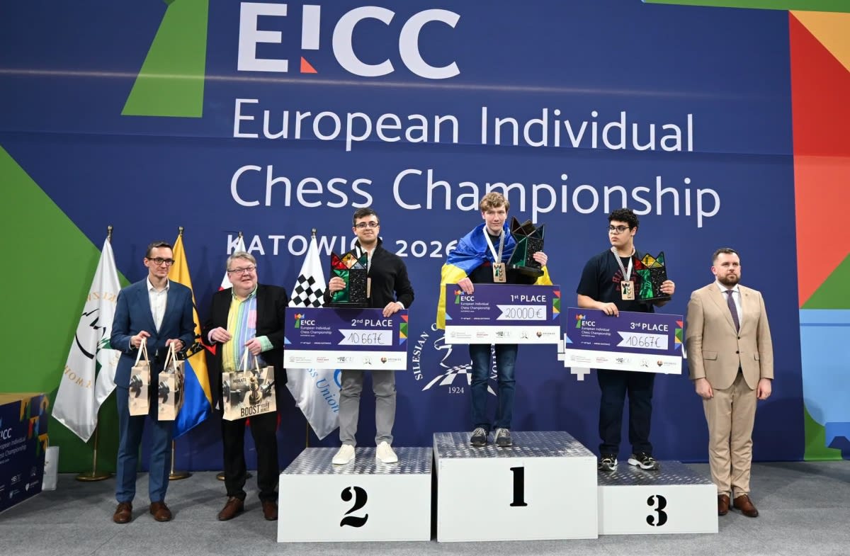 Ukrainian Teen, Seeded 126th, Wins European Chess Crown