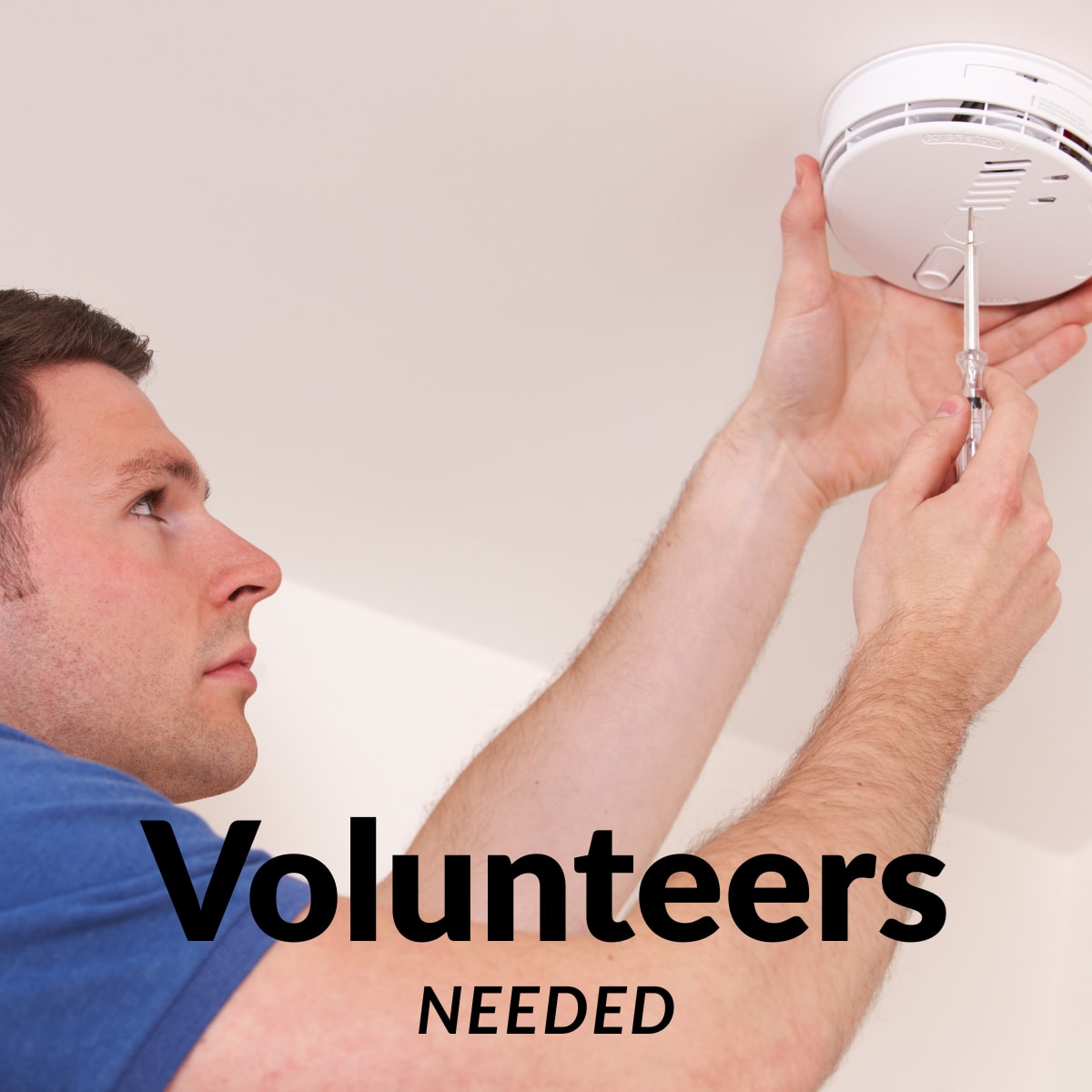 Volunteers Install Free Smoke Detectors Door-to-Door
