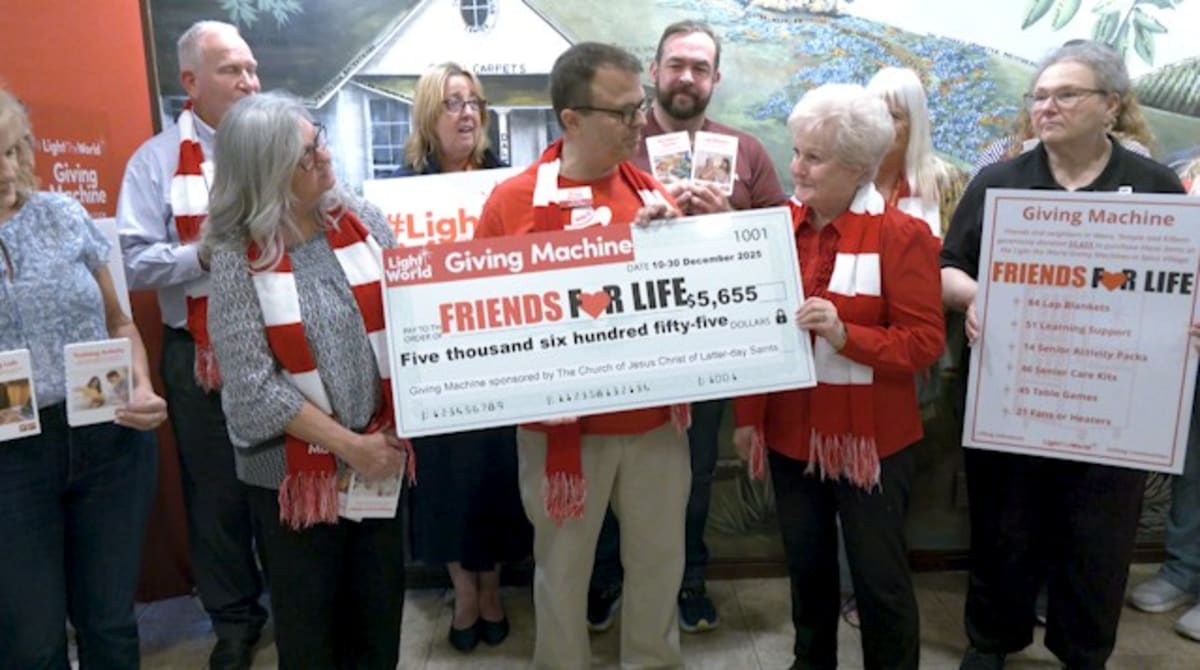 Waco Vending Machine Raises $5,655 for Seniors in Need