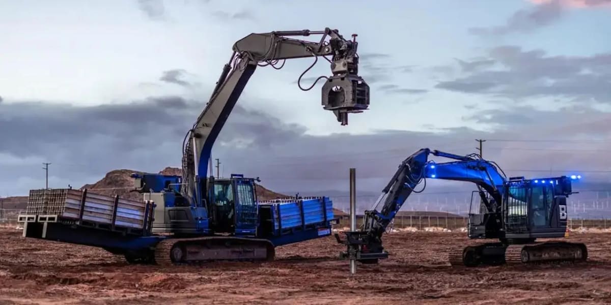 Robots Build Louisiana Solar Farm 4X Faster Than Humans