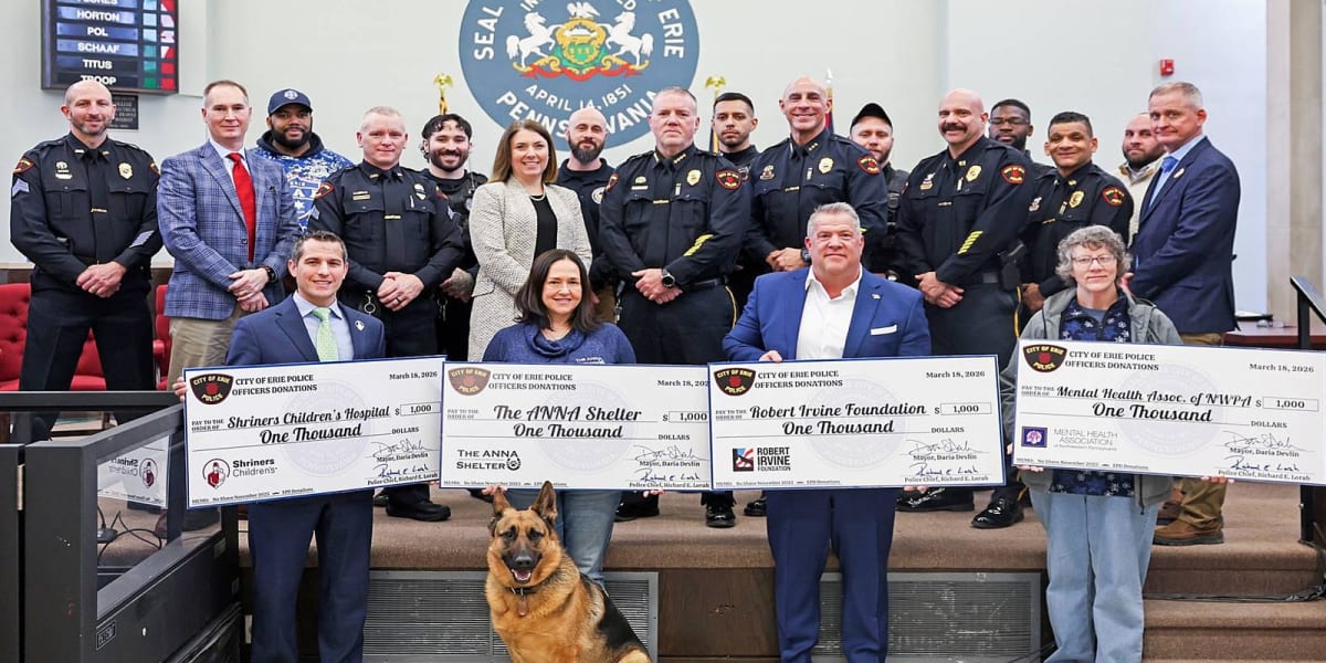Erie Police Raise $4K for Charity With No Shave November - Image 2